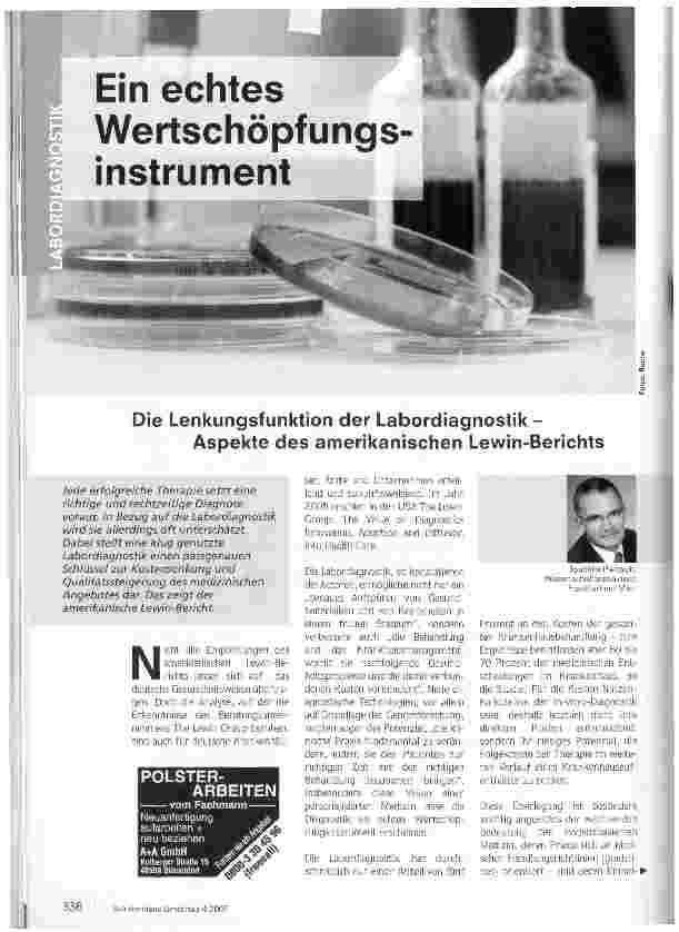 Vorschauseite 1: Ein echtes Wertschätzungsinstrument