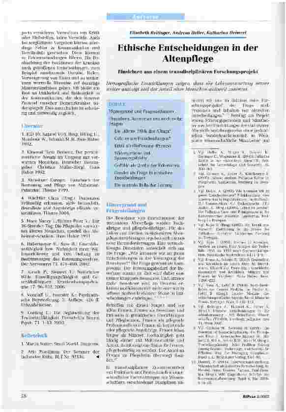 Vorschauseite 4: Kommunikation mit an Demenz erkrankten Menschen als Quelle zur Ermittlung der Wünsche und des mutmaßlichen Willens