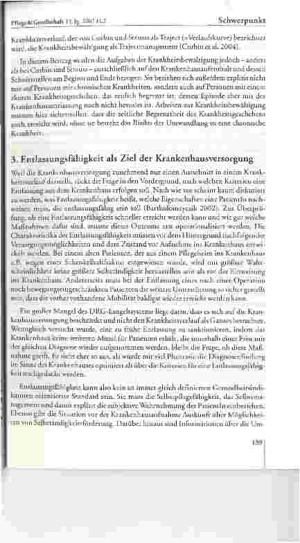 Vorschauseite 5: Kurze Verweildauer im Krankenhaus -die Rolle der Pflegenden