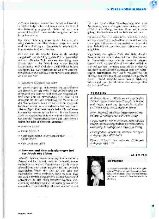 Vorschauseite 4: Betreute Menschen sind Expert/innen für ihr Leben