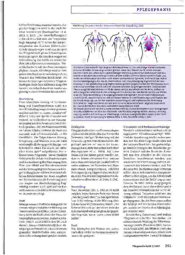 Vorschauseite 2: Probleme aus der Praxis - Lösungen für die Praxis:Pneumonieprophylaxe