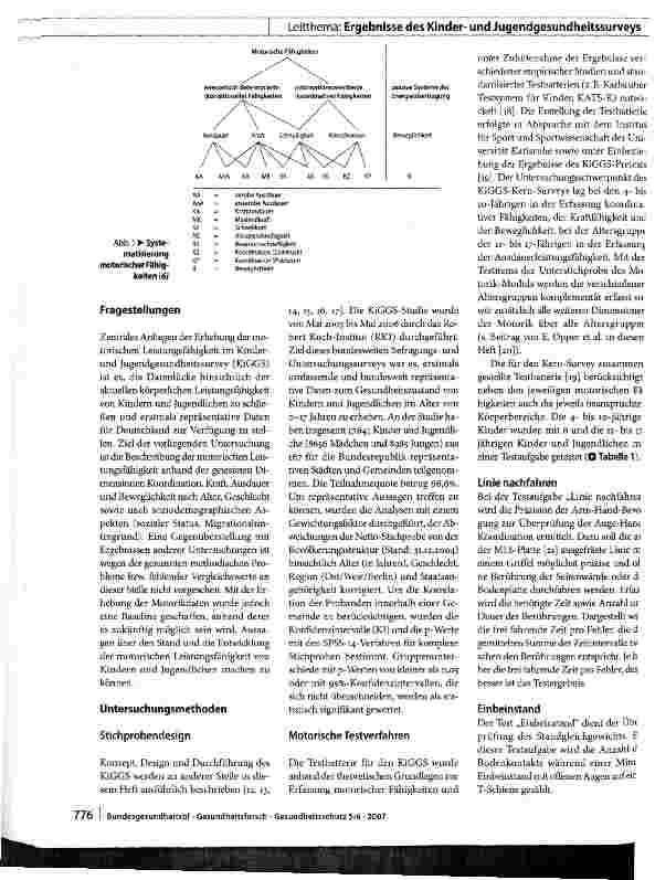 Vorschauseite 2: Motorische Leistungsfähigkeit