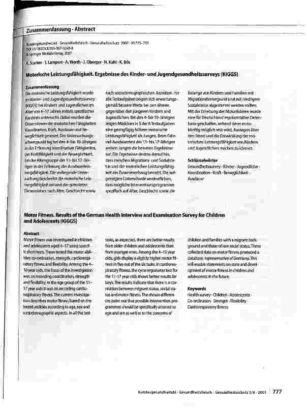 Vorschauseite 3: Motorische Leistungsfähigkeit