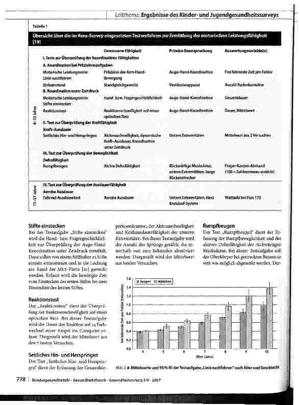 Vorschauseite 4: Motorische Leistungsfähigkeit