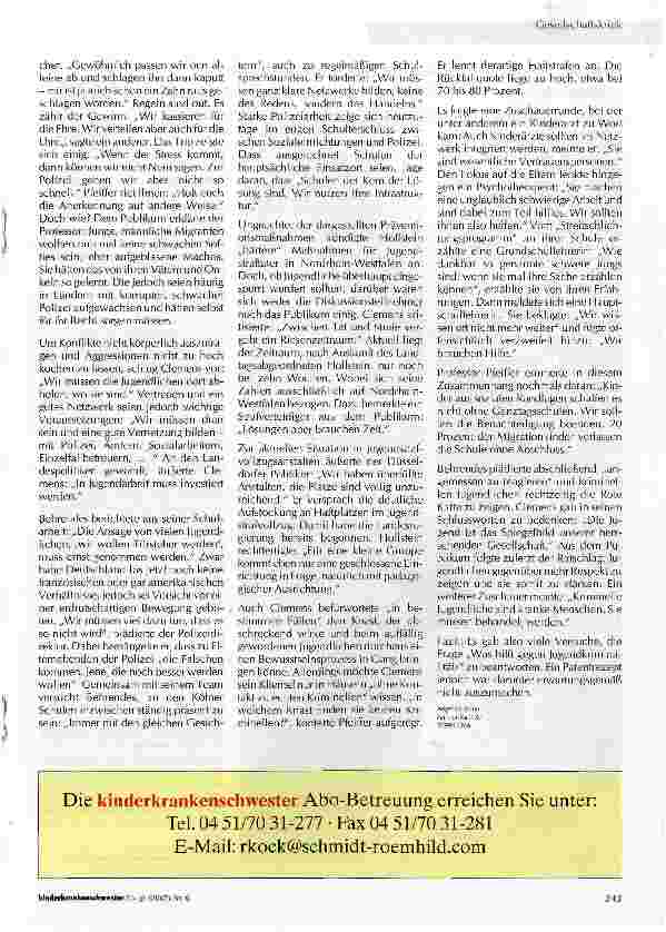 Vorschauseite 2: Eine klasse Jugend - mit großen Problemen