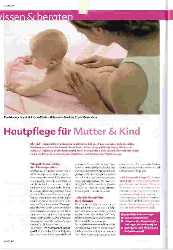 Vorschauseite 1: Hautpflege für Mutter & Kind