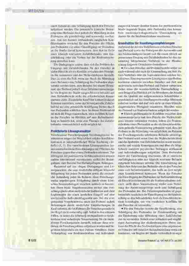 Vorschauseite 5: Zufallsbefunde bei bildgebenden Verfahren in der Hirnforschung