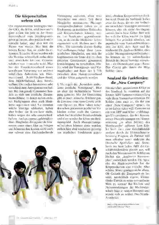 Vorschauseite 3: David gegen Goliath: Ärzte erzwingen neue Freiheit