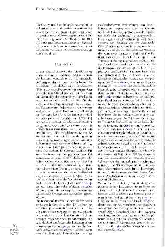 Vorschauseite 3: Ergebnisse der Fast-Track Rehabilitation am Beispiel der Kolonchirurgie
