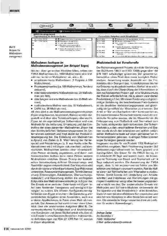 Vorschauseite 6: Medizintechnik setzt den Trend