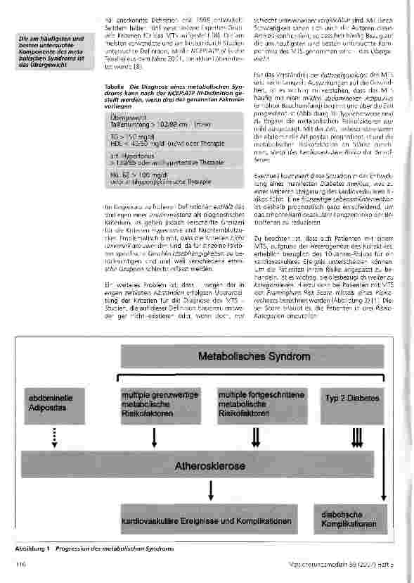 Vorschauseite 2: Das metabolische Syndrom