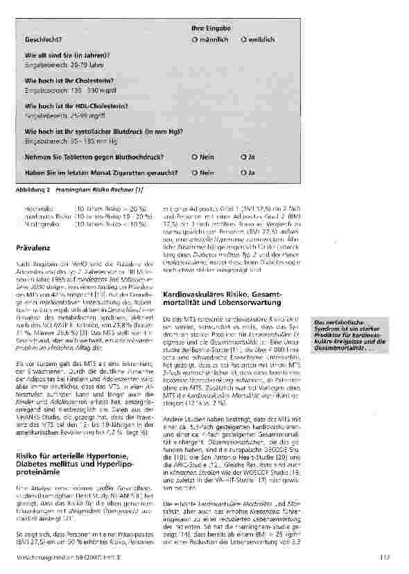 Vorschauseite 3: Das metabolische Syndrom