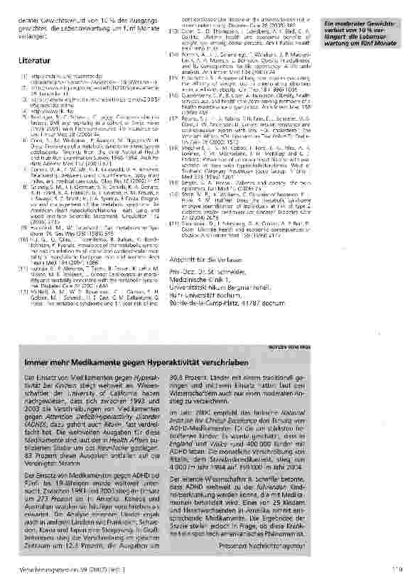 Vorschauseite 5: Das metabolische Syndrom