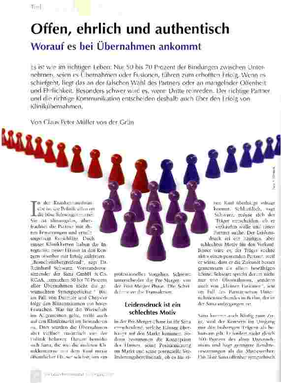 Vorschauseite 1: Offen, ehrlich und authentisch