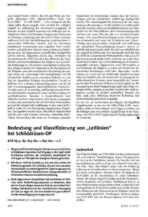 Vorschauseite 3: Voruntersuchung für Koronarangiographie