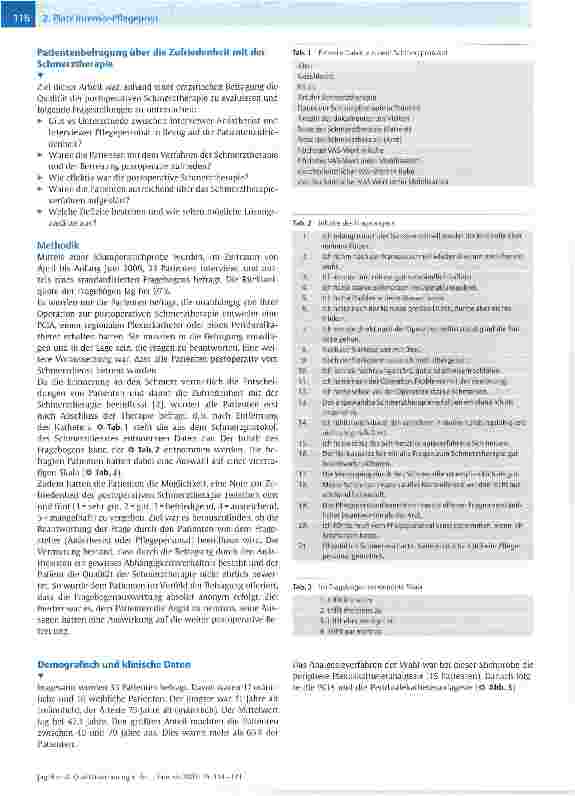 Vorschauseite 3: Qualitätssicherung in der postoperativen Schmerztherapie