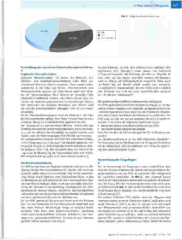 Vorschauseite 4: Qualitätssicherung in der postoperativen Schmerztherapie