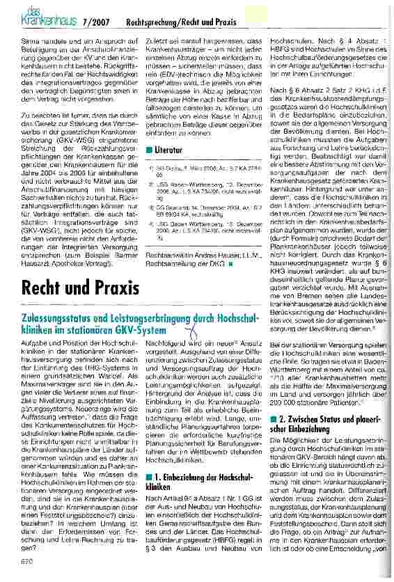 Vorschauseite 1: Recht und Praxis