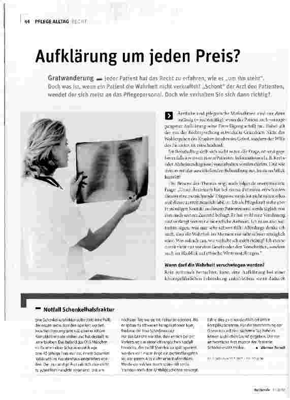 Vorschauseite 1: Aufklärung um jeden Preis?