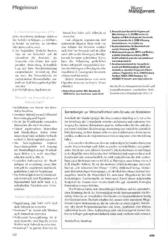 Vorschauseite 3: Hygienischer Verbandwechsel