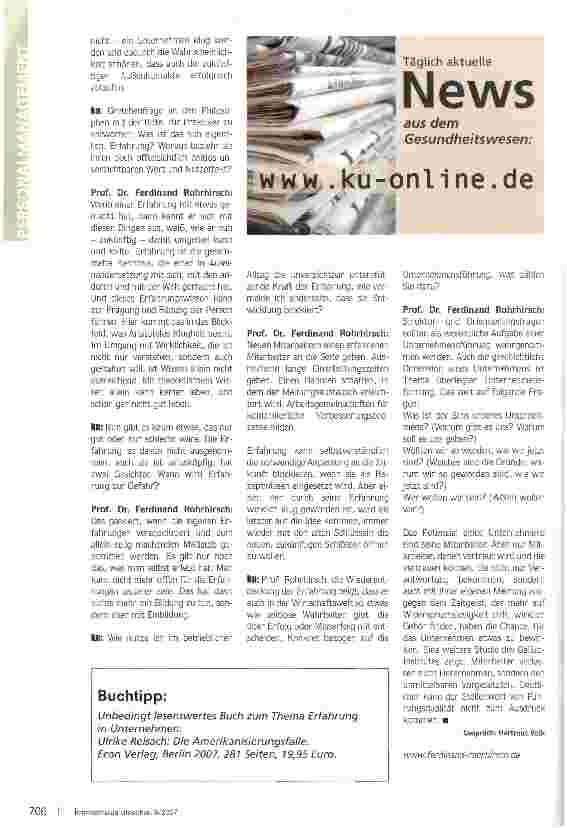 Vorschauseite 4: Eine ganz besondere Art von Wissen