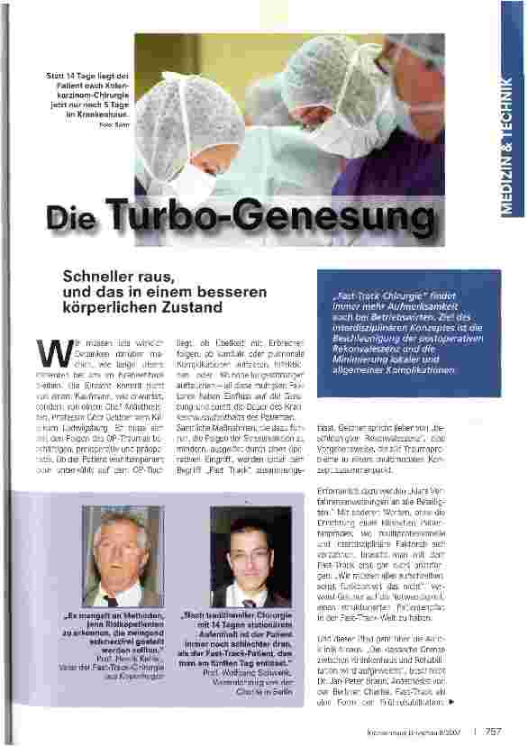 Vorschauseite 1: Die Turbo-Genesung