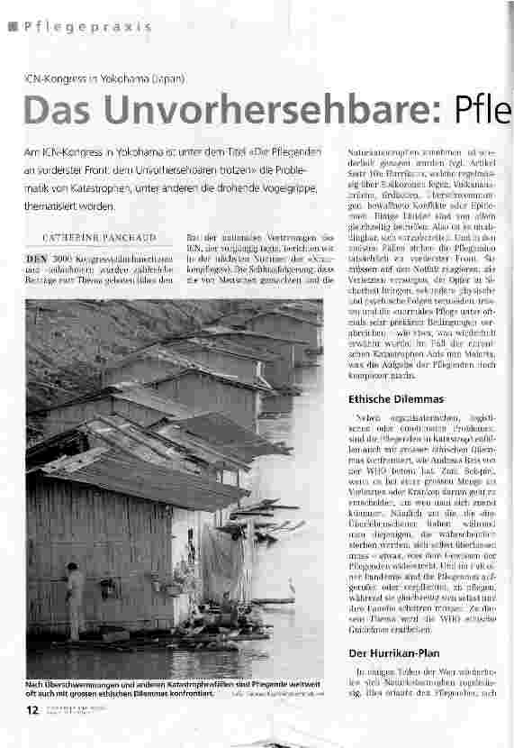 Vorschauseite 1: Das Unvorhersehbare: Pflegende sind gefordert