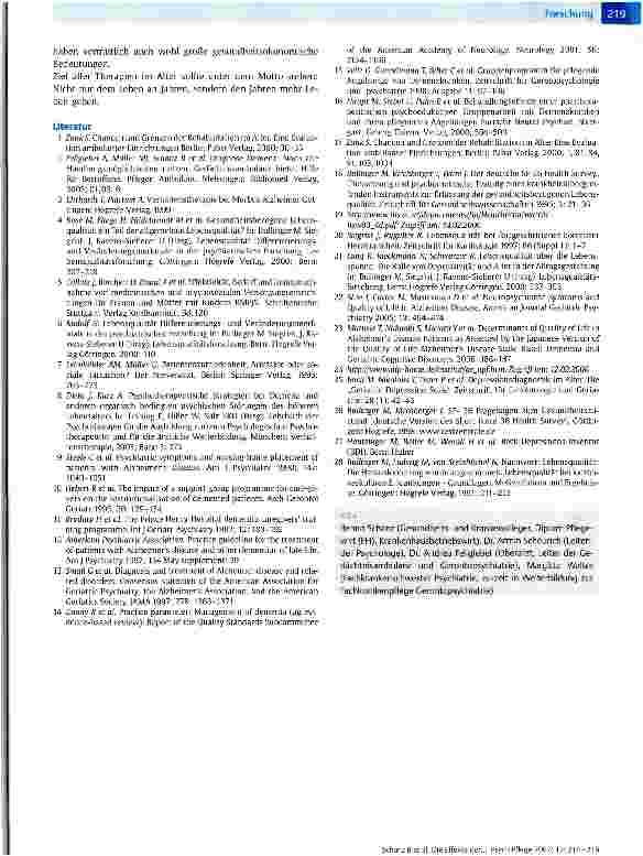 Vorschauseite 6: Die Effekte der Gruppenarbeit zur Frühintervention von Demenzpatienten und deren Angehörigen auf die Zufriedenheit