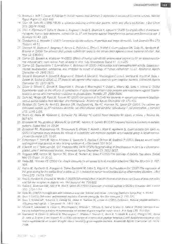 Vorschauseite 6: Effektormoleküle der angeborenen Immunabwehrneue Therapieoptionen für die Behandlung diabetischer Wunden?