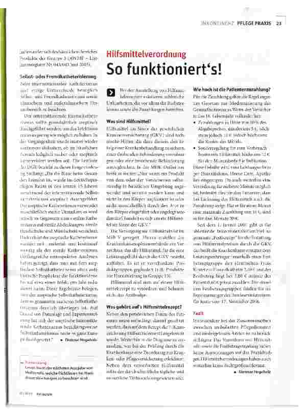 Vorschauseite 3: Instrumentelle Harnableitung