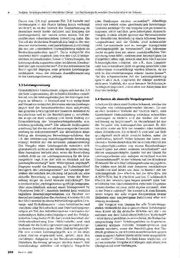 Vorschauseite 3: Leistungsanreize im öffentlichen Dienst-Ein Rechtsvergleich zwischen Deutschland und der Schweiz