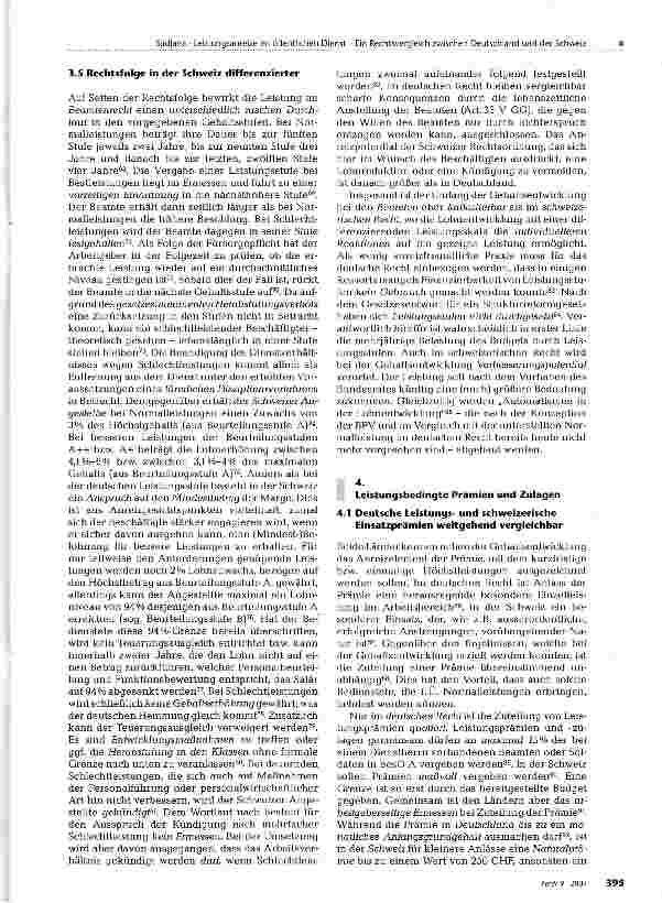 Vorschauseite 4: Leistungsanreize im öffentlichen Dienst-Ein Rechtsvergleich zwischen Deutschland und der Schweiz