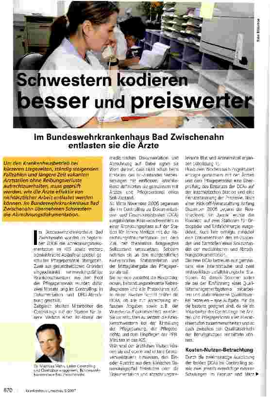 Vorschauseite 1: Schwestern kodieren besser und preiswerter