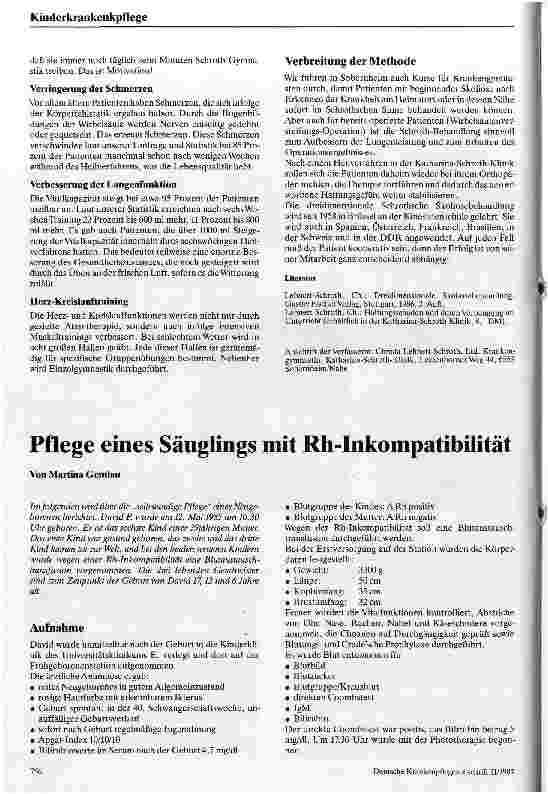 Vorschauseite 6: Die dreidemensionale Skoliosebehandlung nach Schroth Eine konservative Behandlungsweise der Rückgratverkrümmung