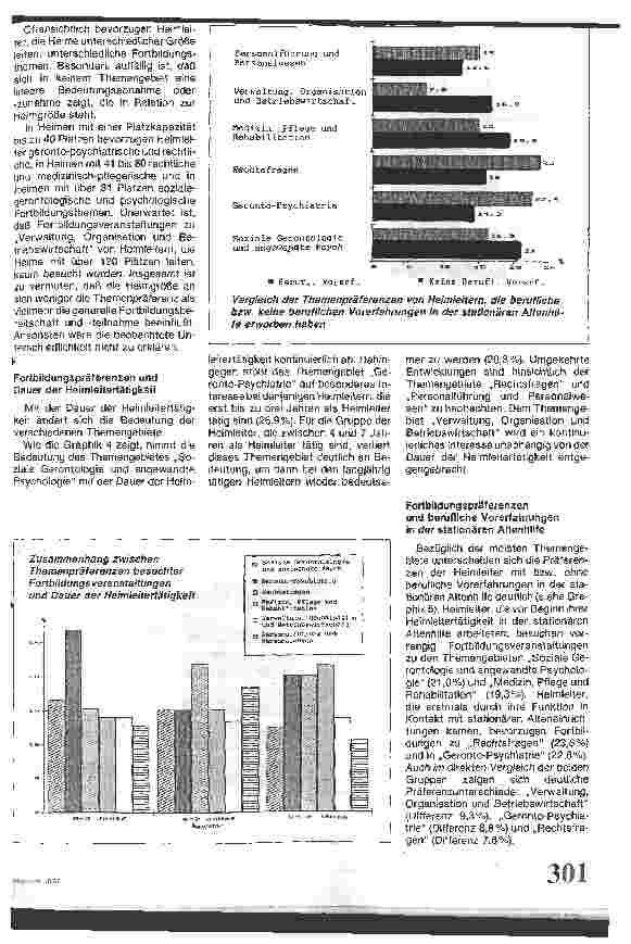 Vorschauseite 3: Welche Heimleiter besuchen welche Fortbildung?