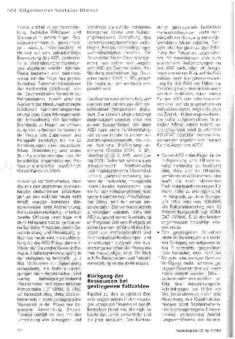 Vorschauseite 3: Der Allgemeine Soziale Dienst an seinen Leistungsgrenzen