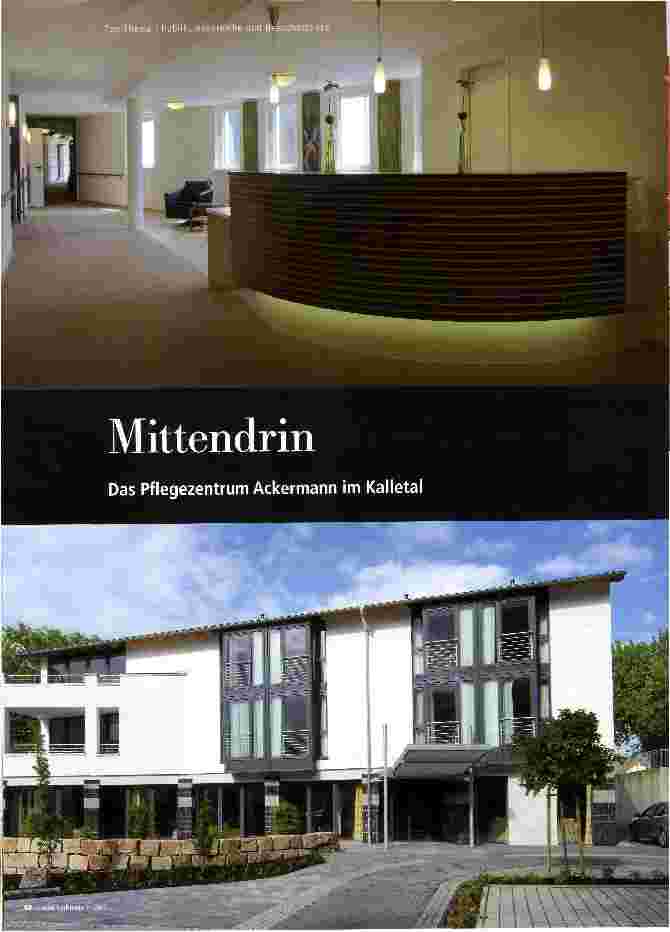 Vorschauseite 1: Mittendrin Das Pflegezentrum Ackermann Im Kalletal