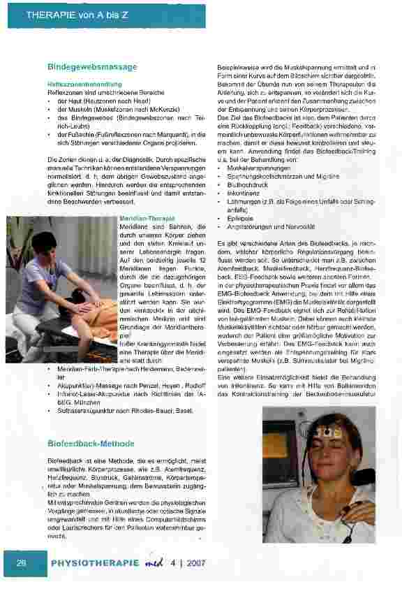 Vorschauseite 3: Therapien von A bis Z Teil II B Teil III C