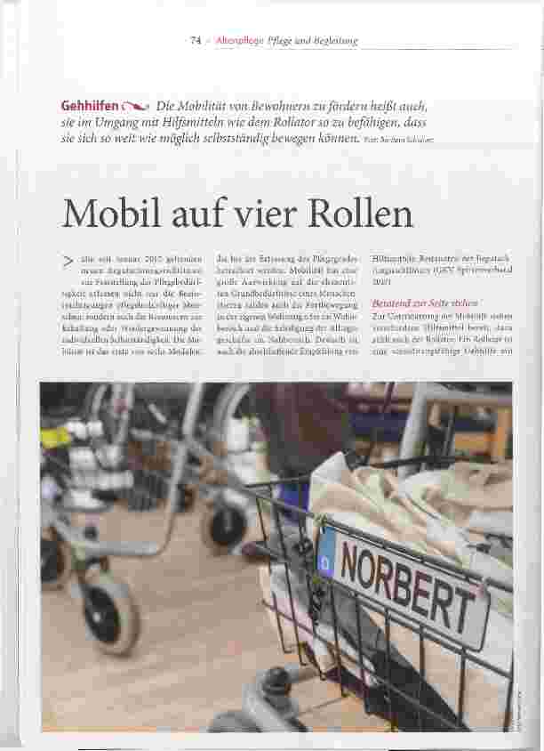 Vorschauseite 1: Mobil auf vier Rollen