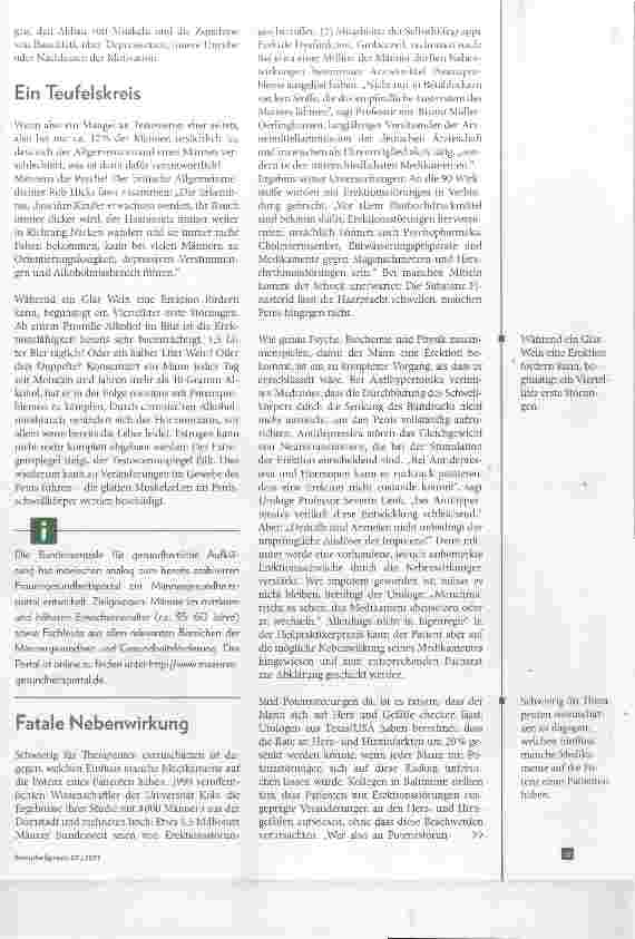 Vorschauseite 2: Frust statt Lust Die erektile Dysfunktion