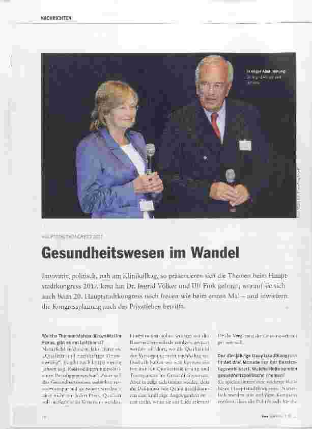 Vorschauseite 1: Gesundheitswesen im Wandel