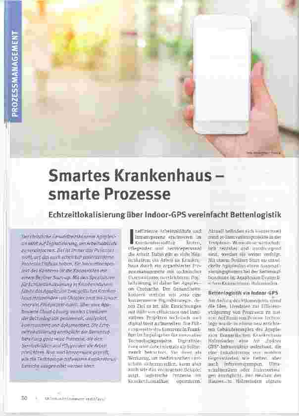 Vorschauseite 1: Smartes Krankenhaus smarte Prozesse