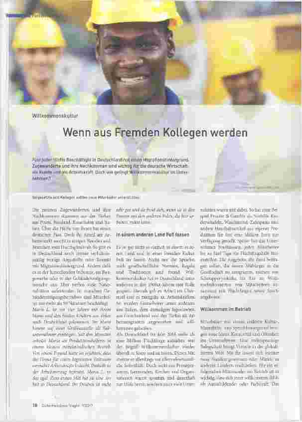 Vorschauseite 1: Wenn aus Fremden Kollegen werden
