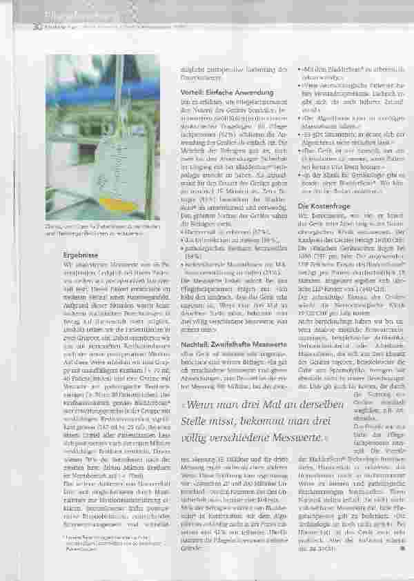 Vorschauseite 3: Wie nützlich ist ein BladderScan?