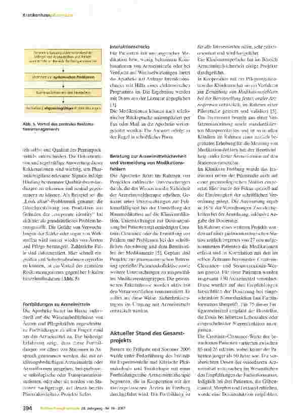 Vorschauseite 6: Das Pharmakovigilanz-Netz Freiburg