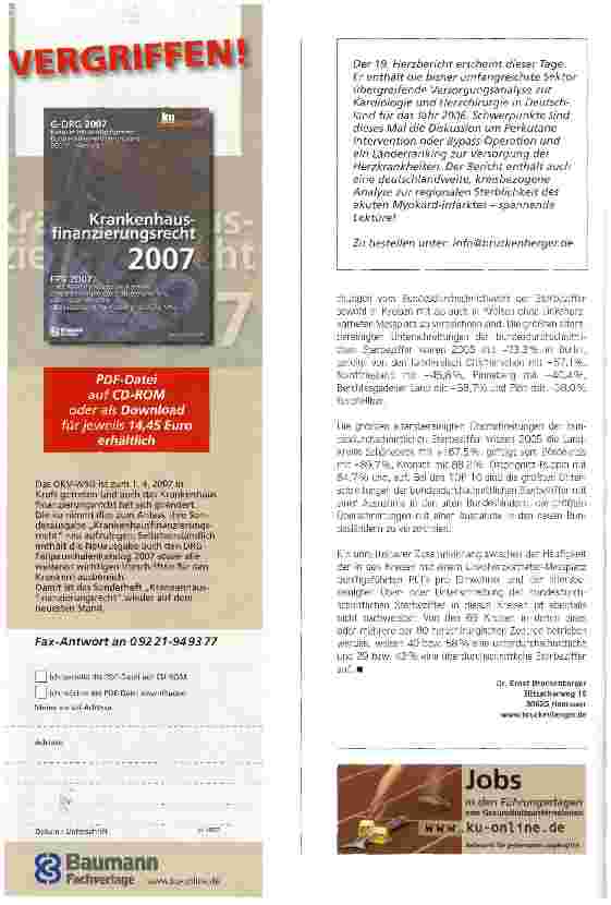 Vorschauseite 4: In Zukunft einheitliche Rahmenvorgaben