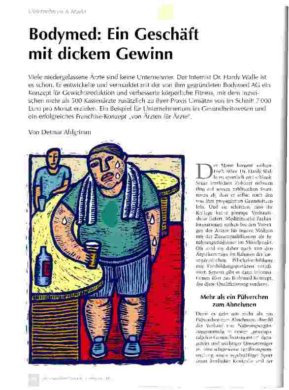 Vorschauseite 1: Bodymed: Ein Geschäft mit dickem Gewinn