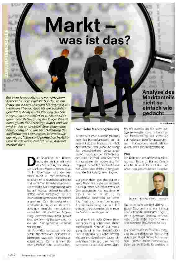 Vorschauseite 1: Markt - was ist das?