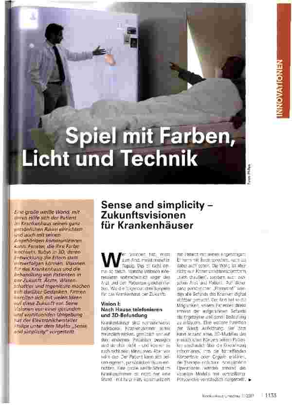 Vorschauseite 1: Spiel mit Farben, Licht und Technik