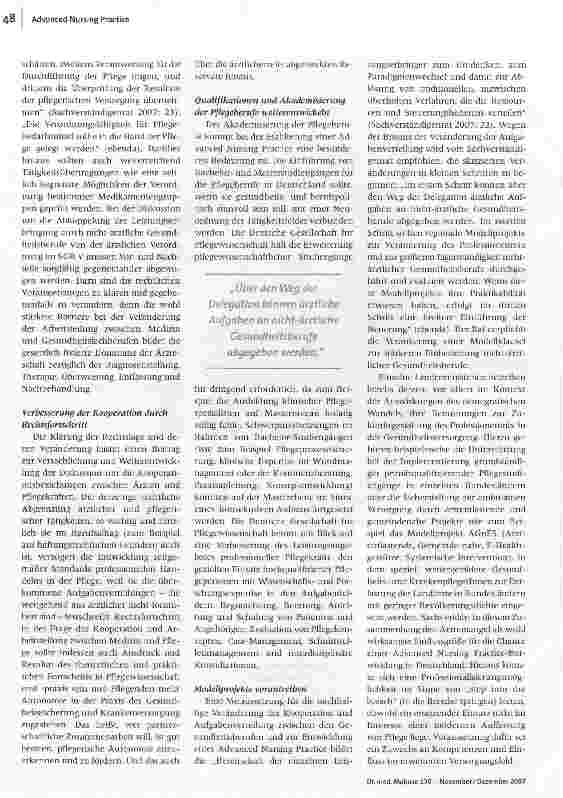 Vorschauseite 3: Advanced Nursing Practice